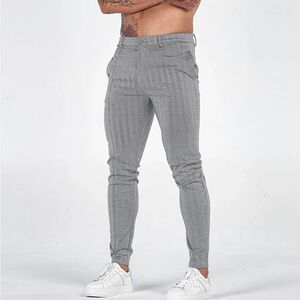 ✨ Icon Chevron Trousers in Gray - Size 32, Inseam 29 Inches, New with Tag